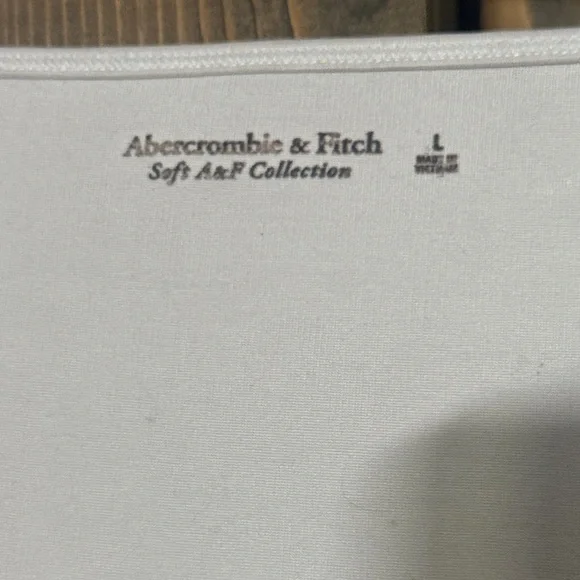 Abercrombie & Fitch Soft White Top - Picture 2 of 3